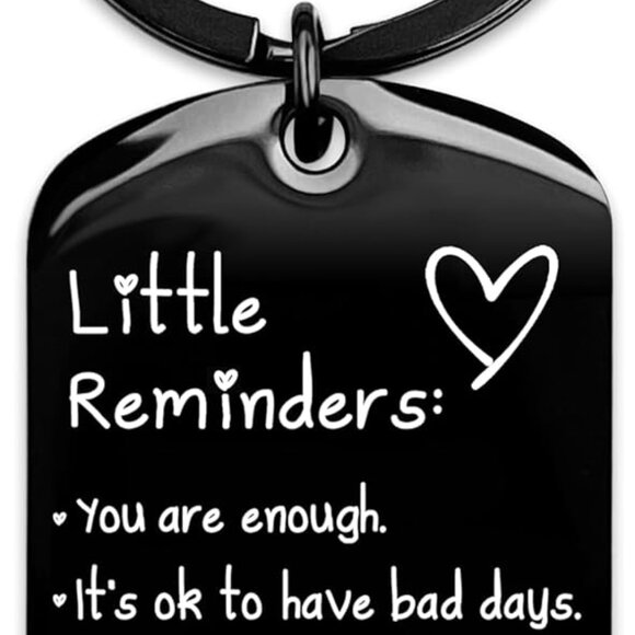 Accessories - Little Reminders Keychain Inspiration Gifts for Women Men Affirmation Uplifting